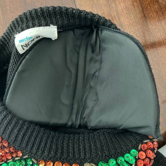 Mister Noah 20W Sequined Sweater Pullover Floral Flowers 90s Knit - Picture 11 of 13